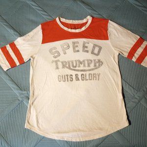 Triumph motorcycle shirt by Lucky Brand- Size Large